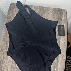 Frederick’s Of Hollywood Black One Piece Swimsuit Size M